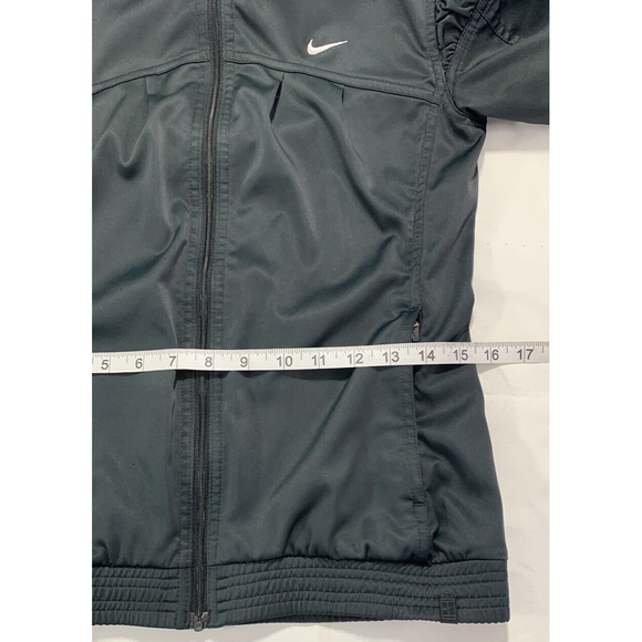 Nike Wind Breaker Youth Girls Jacket Size Small  Full Zip Side Pockets Pleaded - Picture 7 of 12
